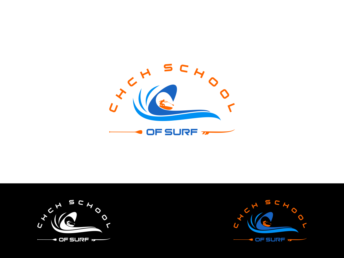 Logo Design by suro212 for chch school of surf | Design #4864214
