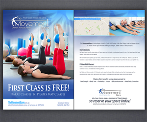 New Boutique Pilates and Barre studio needs a flyer to promote classes. | Flyer Design by Brian Ellis