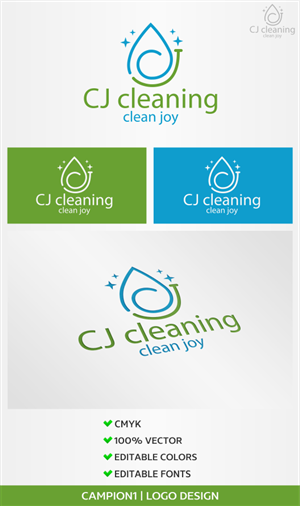 Design de Logo par artsterdam pour CJ cleaning services | Design : #4859663