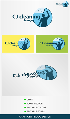 Design de Logo par artsterdam pour CJ cleaning services | Design : #4859952