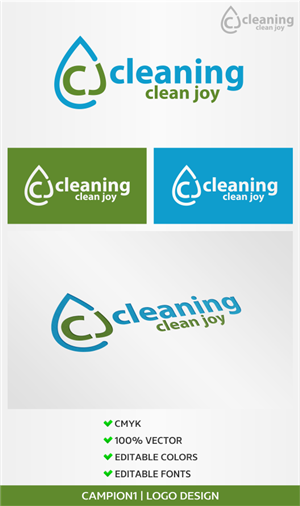 Design de Logo par artsterdam pour CJ cleaning services | Design : #4860114