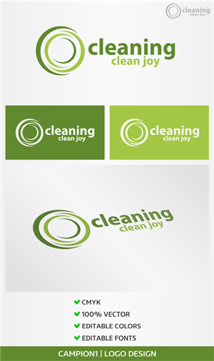 Design de Logo par artsterdam pour CJ cleaning services | Design : #4860239