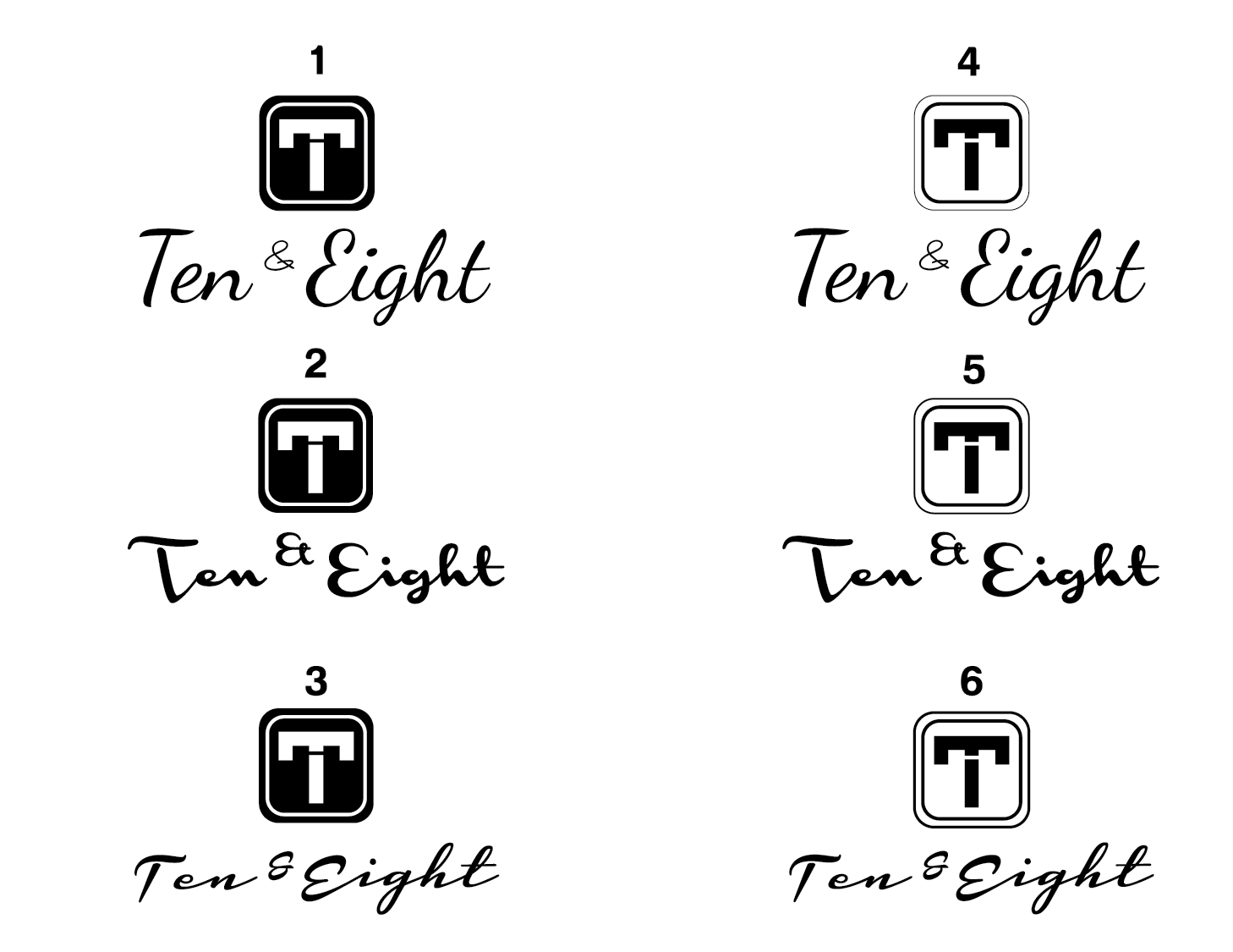 Logo Design by jonnson for Ten & Eight | Design #4873611