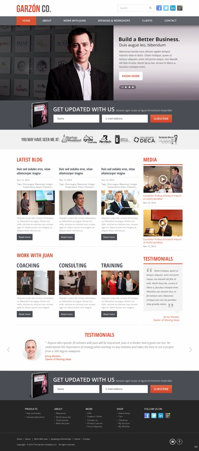 Wordpress Design by pb for this project | Design #4885644