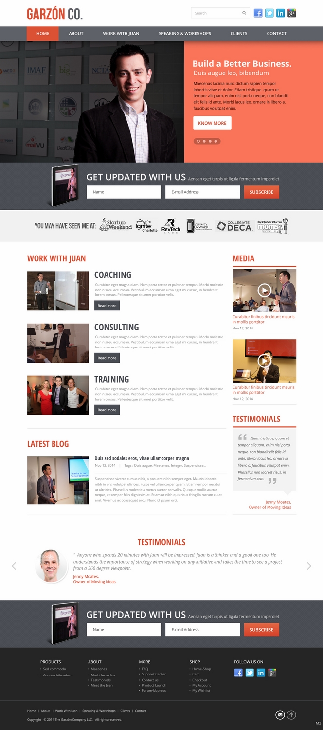 Wordpress Design by pb for this project | Design #4919005