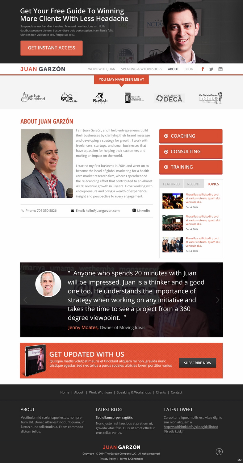 Wordpress Design by pb for this project | Design #5087685