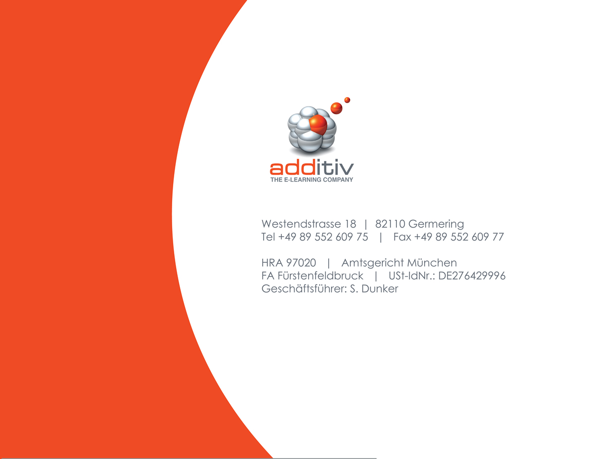 Brochure Design by MadiDesign for additiv | Design #1414449