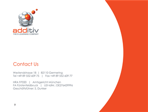 Brochure Design by MadiDesign for additiv | Design: #1414477