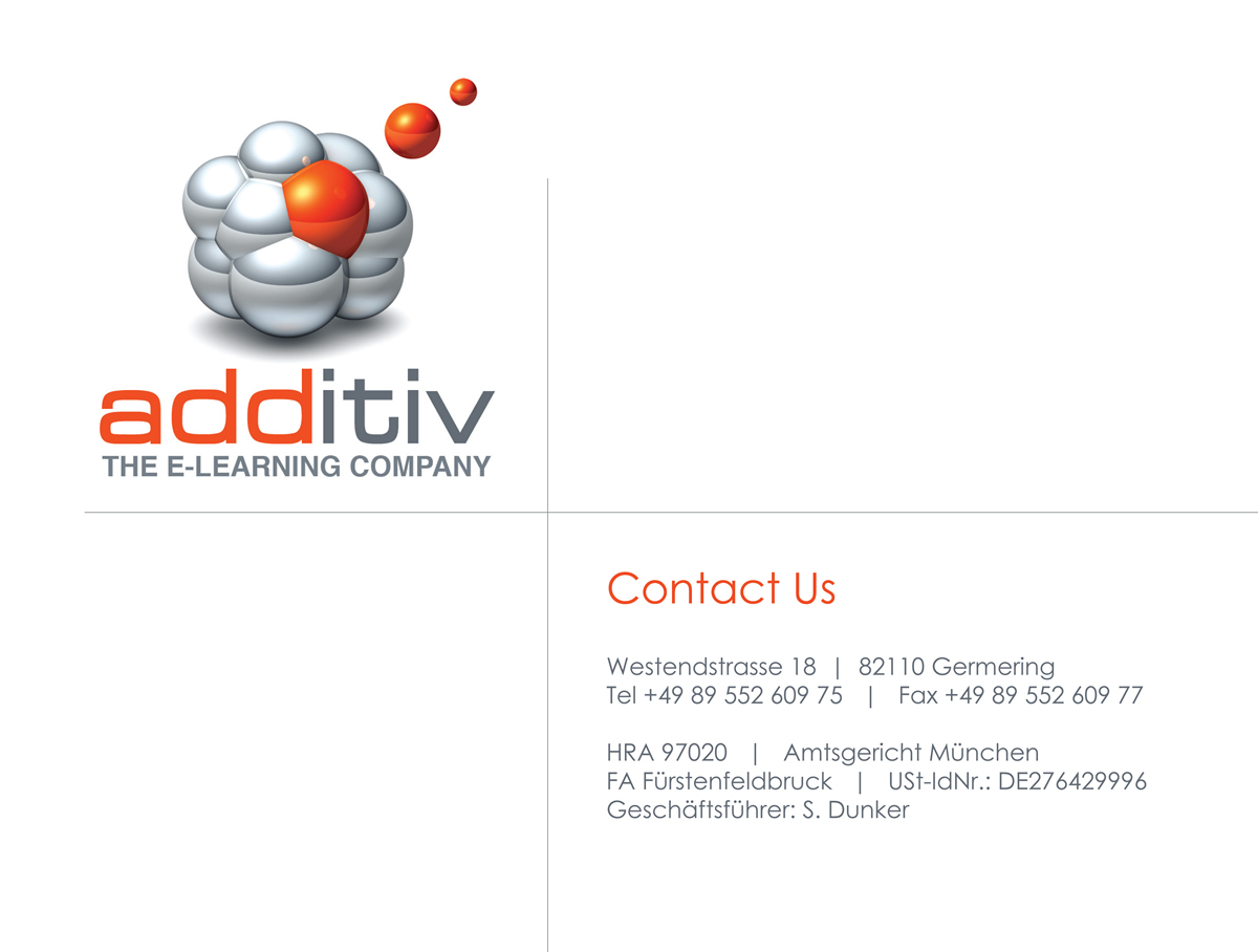 Brochure Design by MadiDesign for additiv | Design #1414482