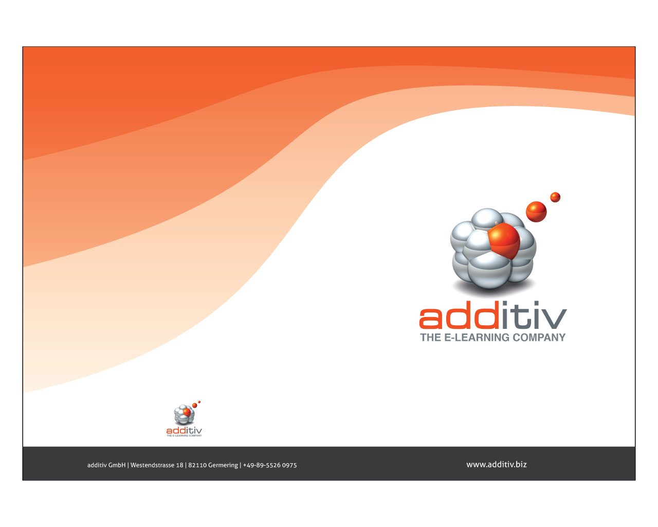 Brochure Design by HLGCreativeTeam for additiv | Design #1735105