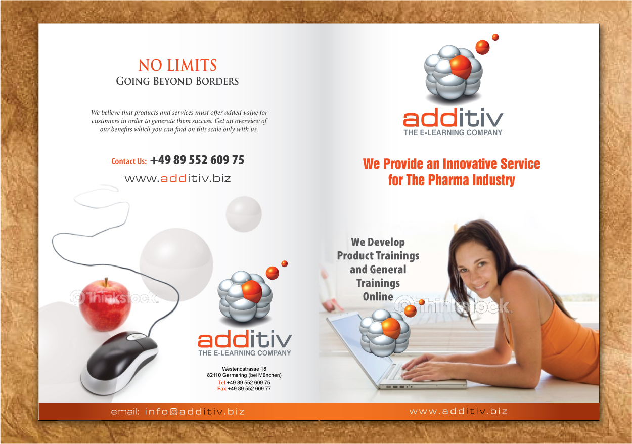 Brochure Design by Sbss for additiv | Design #1385221