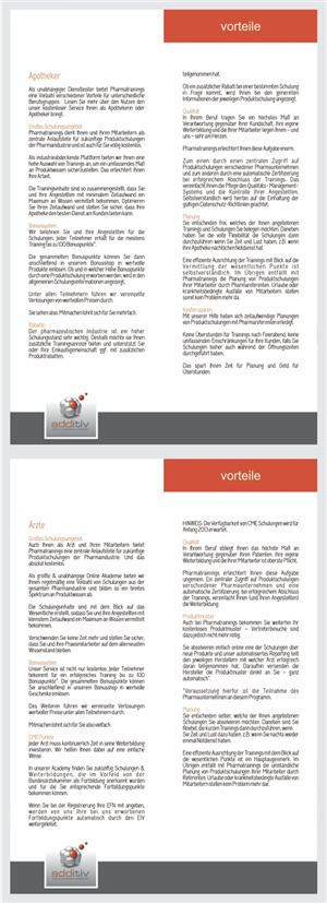 Brochure Design by barinix for additiv | Design: #1378307