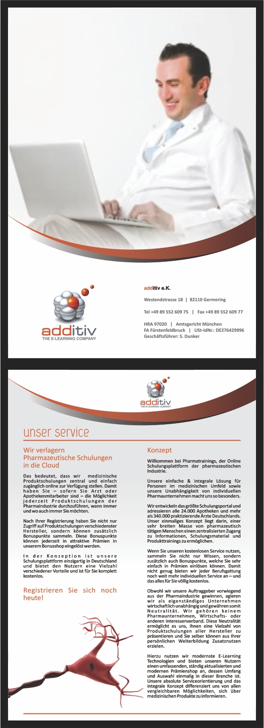 Design de Brochure par barinix pour additiv | Design #1378804