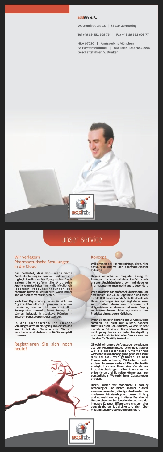 Brochure Design by barinix for additiv | Design #1378823