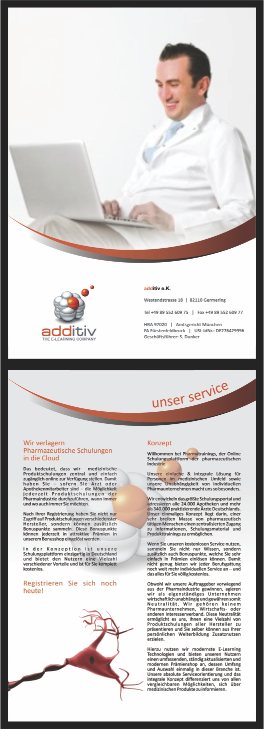 Brochure Design by barinix for additiv | Design #1378827