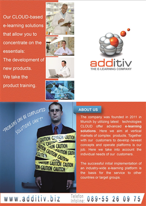 Brochure Design by Jay for additiv | Design: #1422001