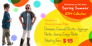 Munachii Kids clothing needs two banners for its website 