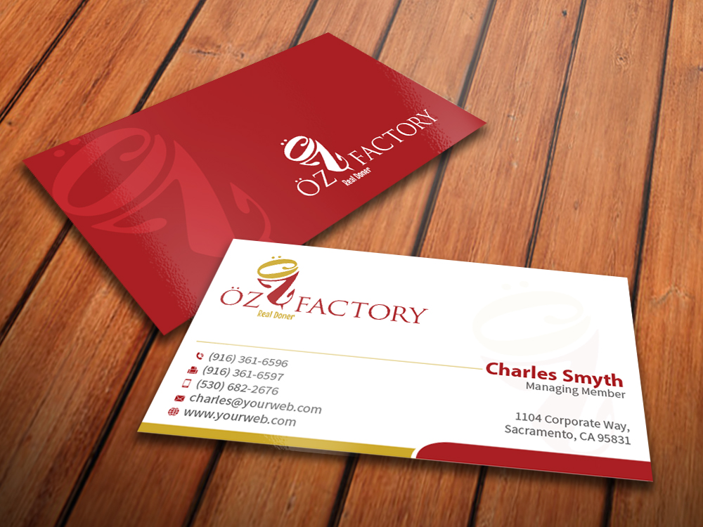 Visitenkarten-Design von MediaProductionArt für Öz | Design: #4945852
