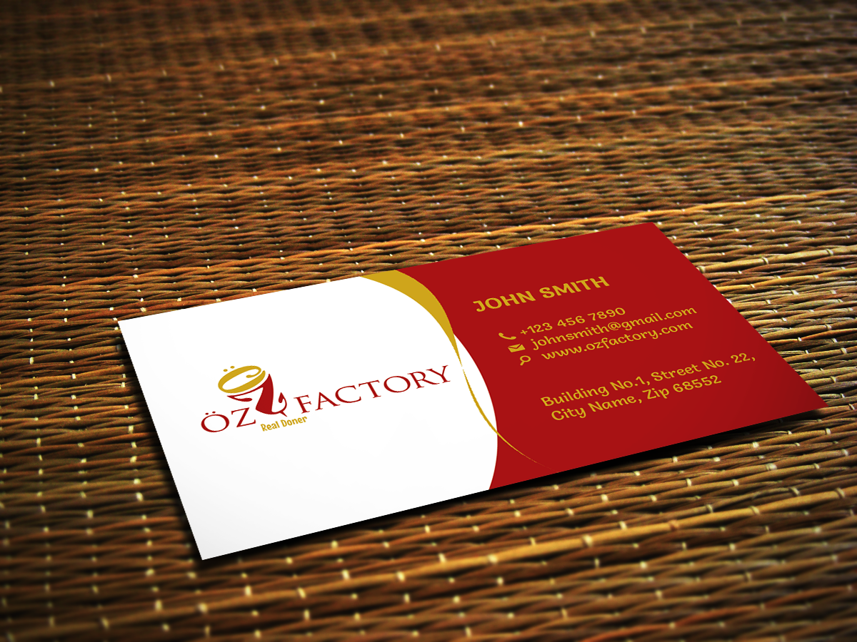 Diseño de Tarjeta de Presentación por Sajin para Öz | Diseño #4999293