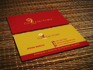 Business Card Design by Sajin for Öz | Design: #4999294