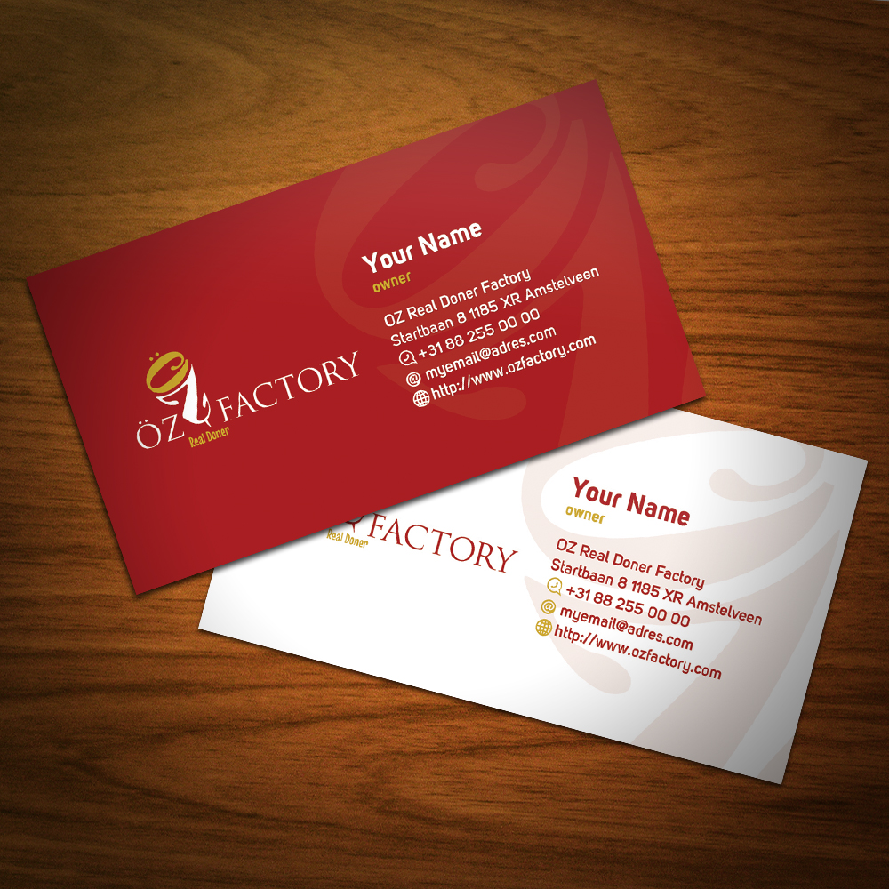 Business Card Design by FreshCreations for Öz | Design #5013033