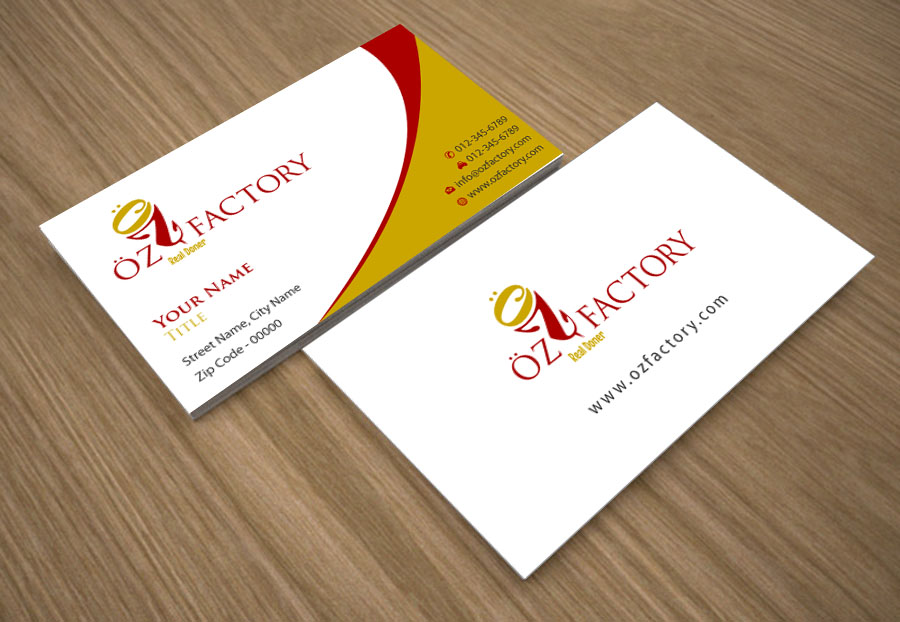 Business Card Design by Infinitive Technology for Öz | Design #4944009