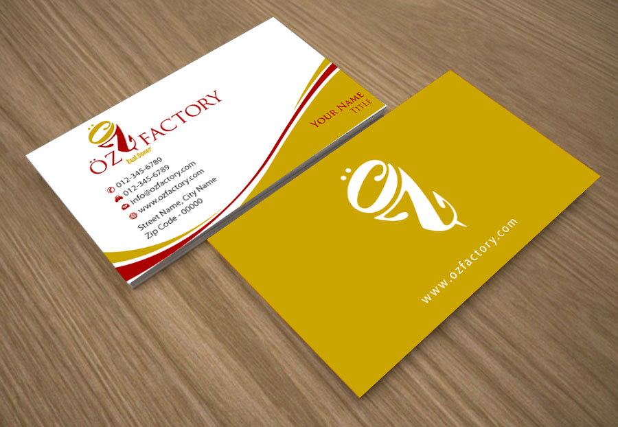 Business Card Design by Infinitive Technology for Öz | Design #4944054