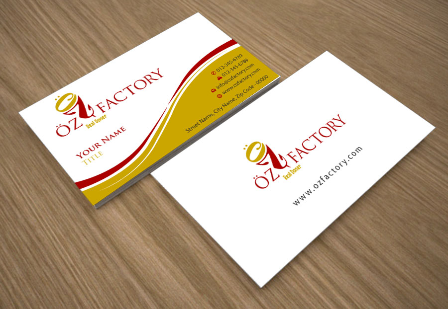 Business Card Design by Infinitive Technology for Öz | Design #4944127