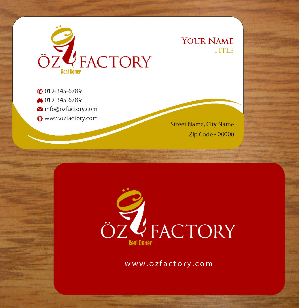 Business Card Design by Infinitive Technology for Öz | Design #4944219