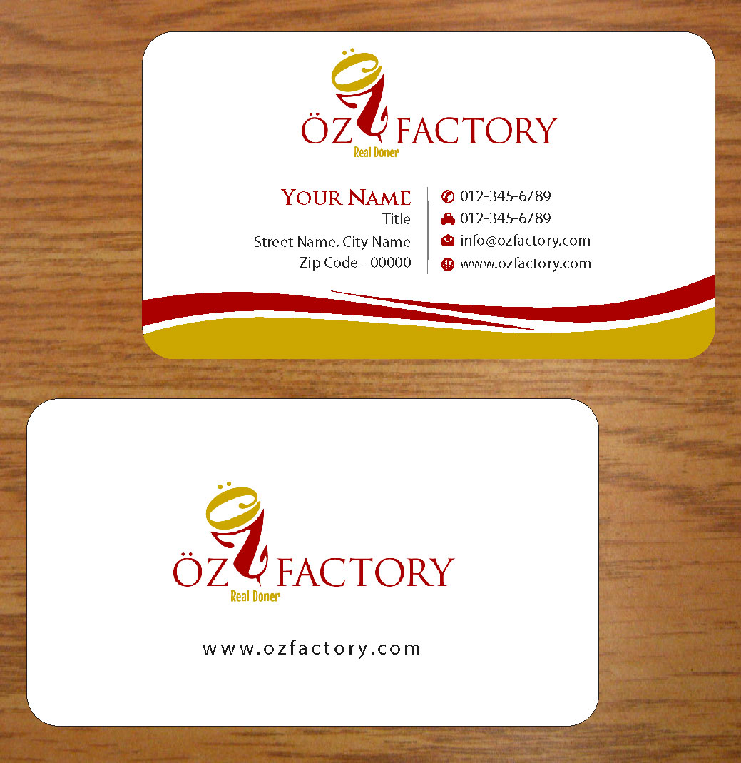 Business Card Design by Infinitive Technology for Öz | Design #4944290