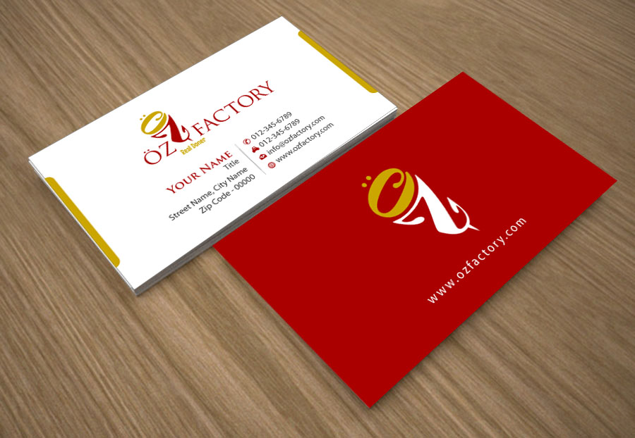 Design de Carte de Visite par Infinitive Technology pour Öz | Design #4944580