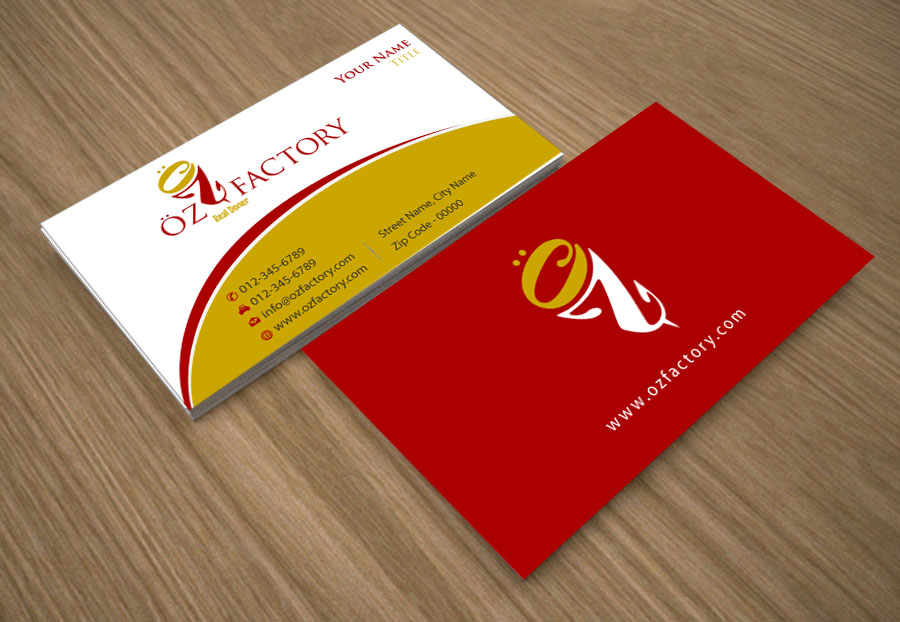 Business Card Design by Infinitive Technology for Öz | Design #4944829
