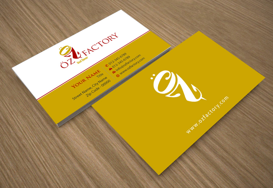Business Card Design by Infinitive Technology for Öz | Design #4954259