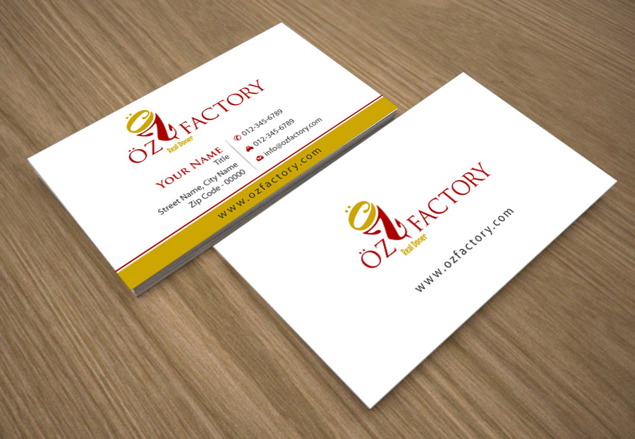 Diseño de Tarjeta de Presentación por Infinitive Technology para Öz | Diseño #4954293
