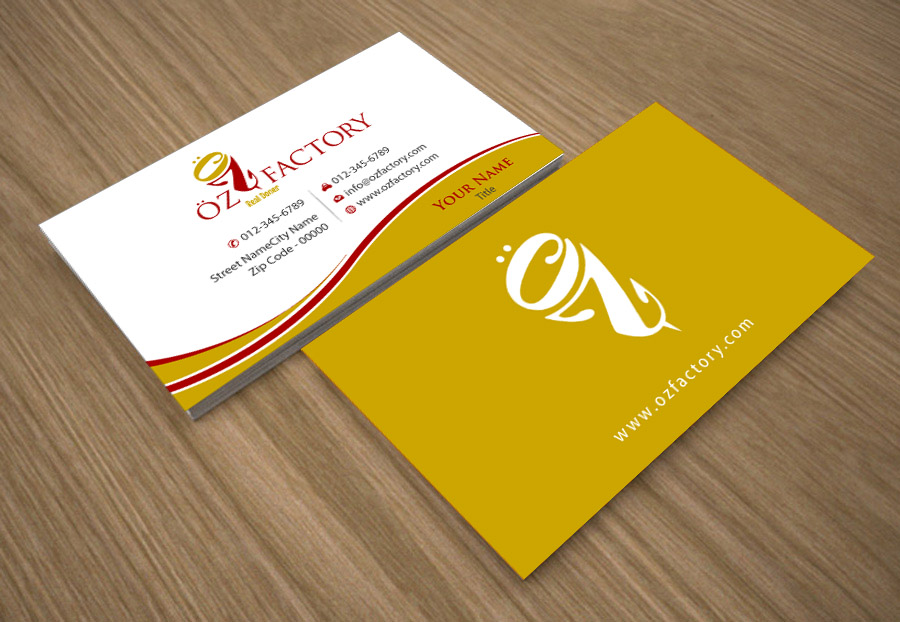 Business Card Design by Infinitive Technology for Öz | Design #4954323