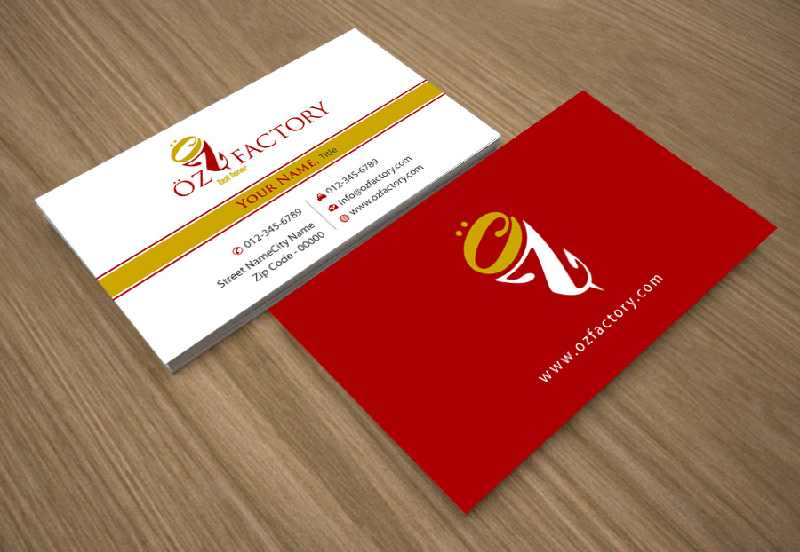 Business Card Design by Infinitive Technology for Öz | Design #4954337