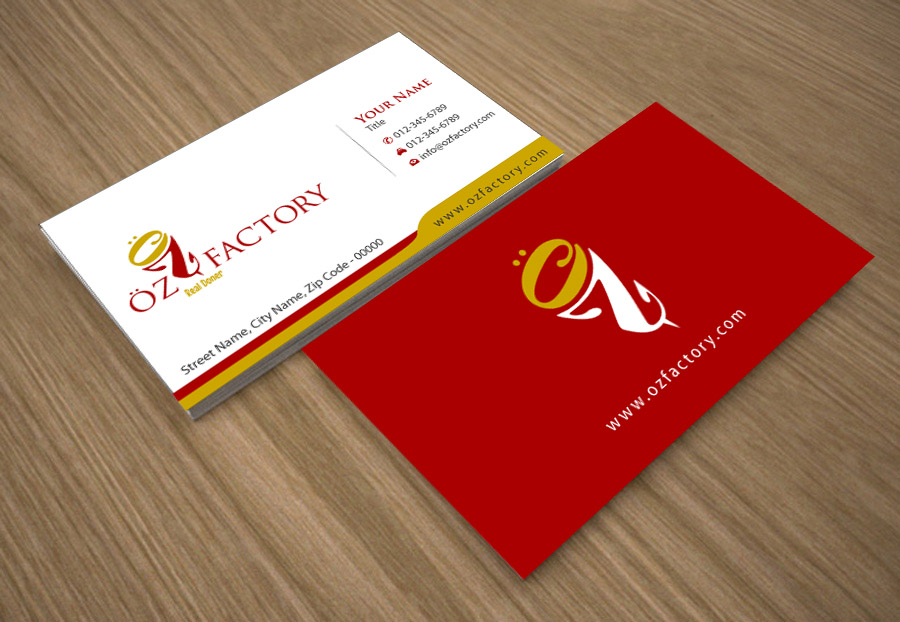 Design de Carte de Visite par Infinitive Technology pour Öz | Design #4954358