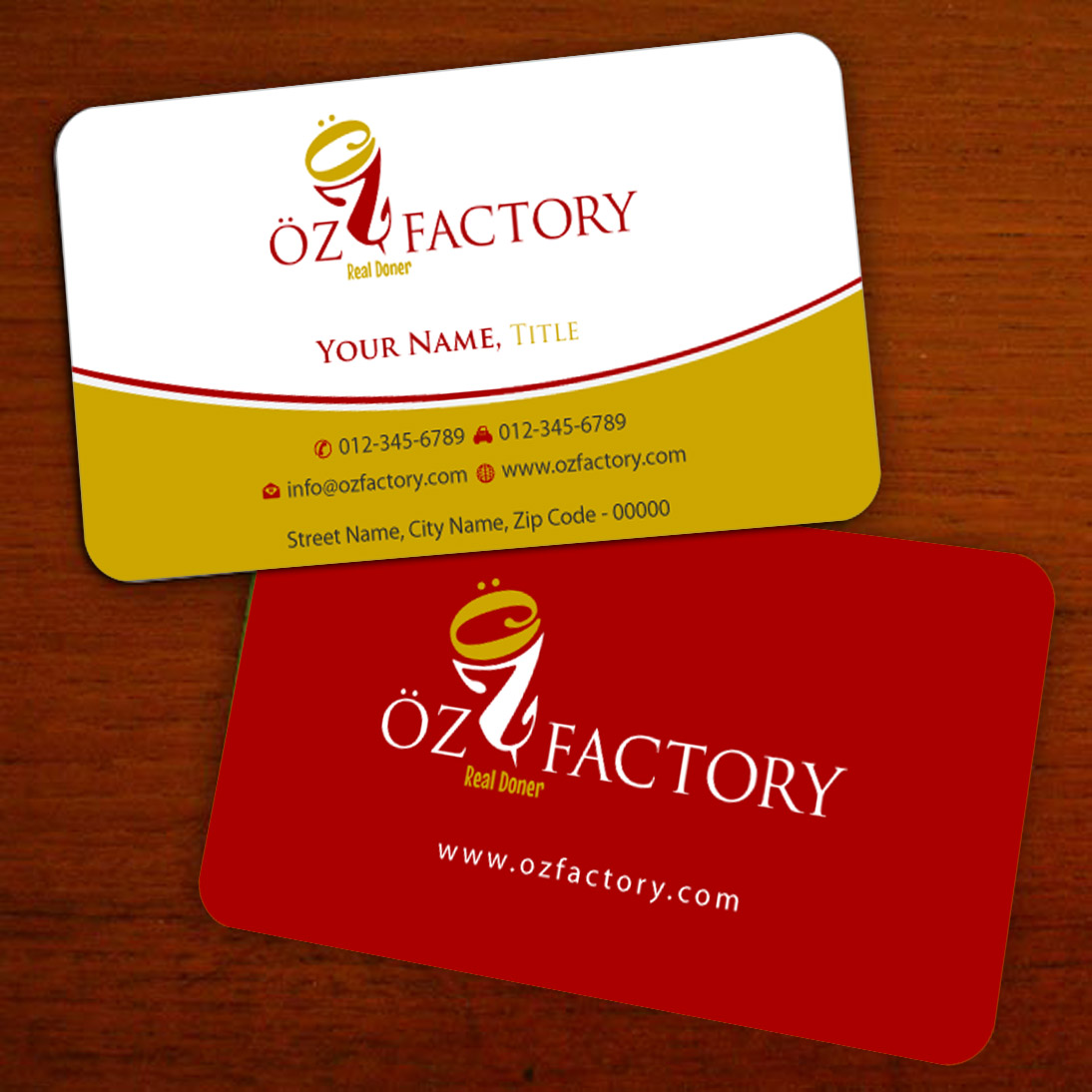 Business Card Design by Infinitive Technology for Öz | Design #4954472