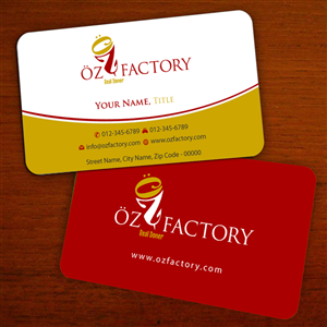 Design de Carte de Visite par Infinitive Technology pour Öz | Design : #4954472