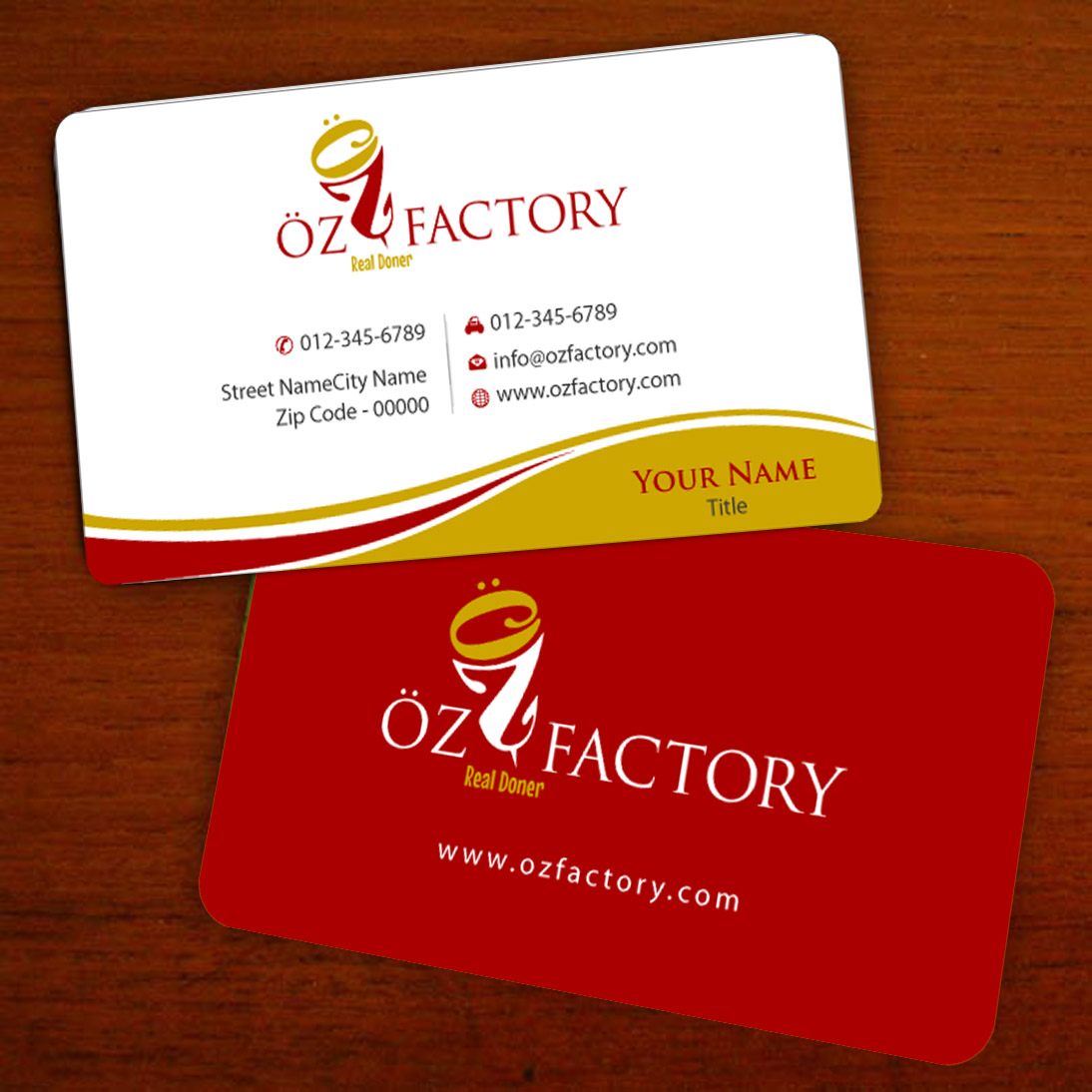 Business Card Design by Infinitive Technology for Öz | Design #4954540