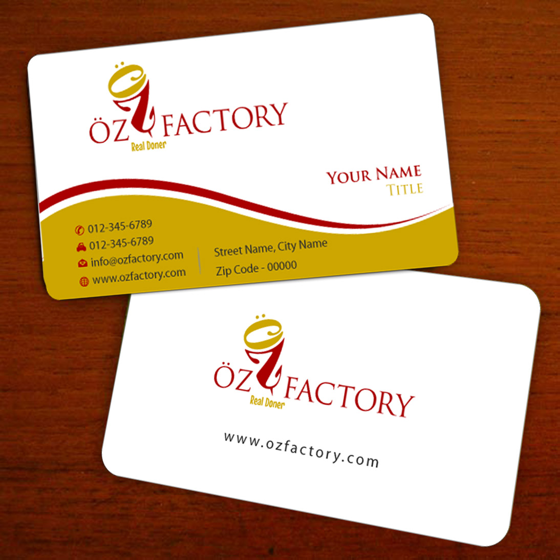 Business Card Design by Infinitive Technology for Öz | Design #4954549