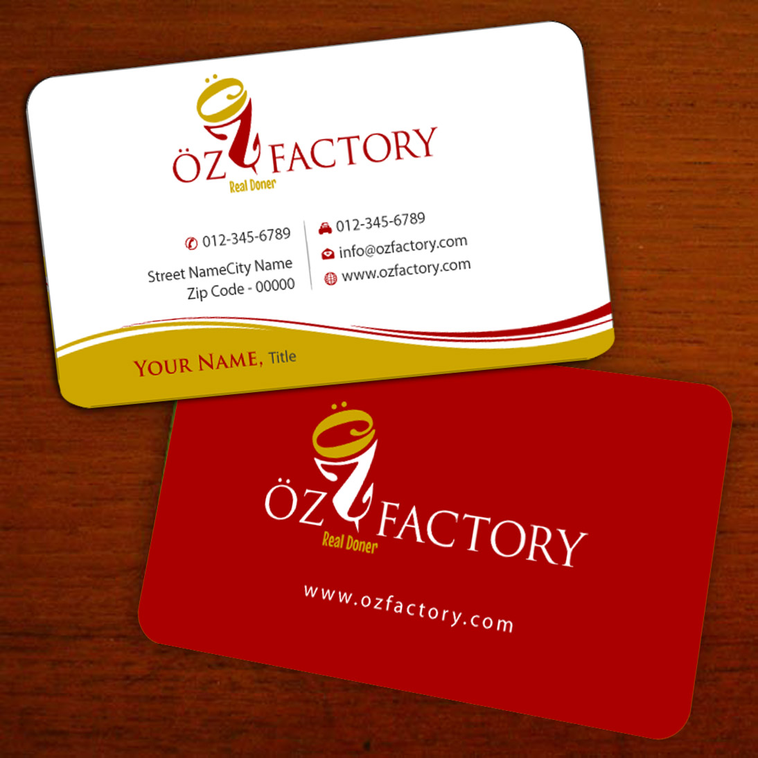 Business Card Design by Infinitive Technology for Öz | Design #4960196