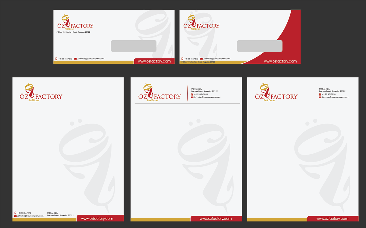 Stationery Design by Carlos Alba D. for Öz | Design #4981775