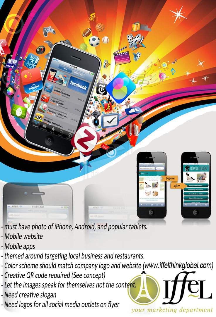 Flyer Design by greatman for Iffel International | Design #1410725