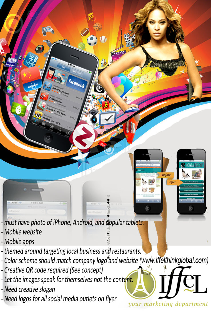 Design de Flyer par greatman pour Iffel International | Design #1410727