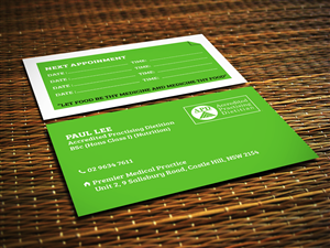 Visitenkarten-Design von Sajin für dieses Projekt | Design: #4917905
