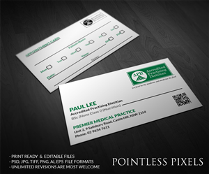 Diseño de Tarjeta de Presentación por Pointless Pixels India para este proyecto | Diseño: #4854918