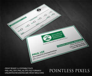 Visitenkarten-Design von Pointless Pixels India für dieses Projekt | Design: #4854924