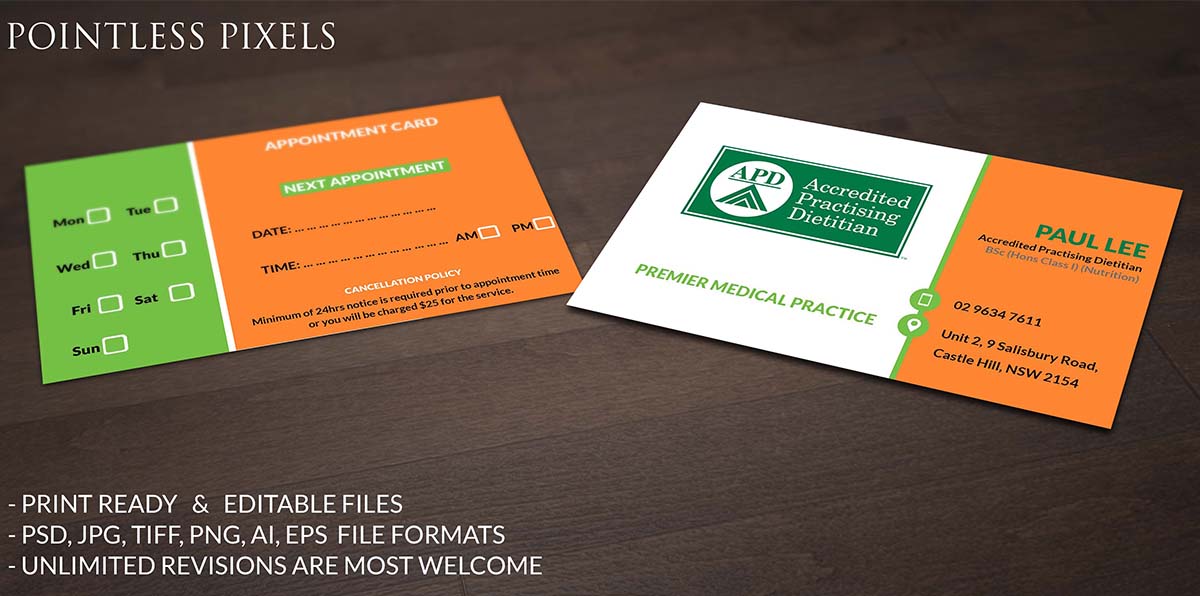 Business Card Design by Pointless Pixels India for this project | Design #4873109