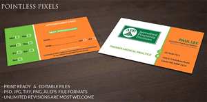 Diseño de Tarjeta de Presentación por Pointless Pixels India para este proyecto | Diseño: #4873109